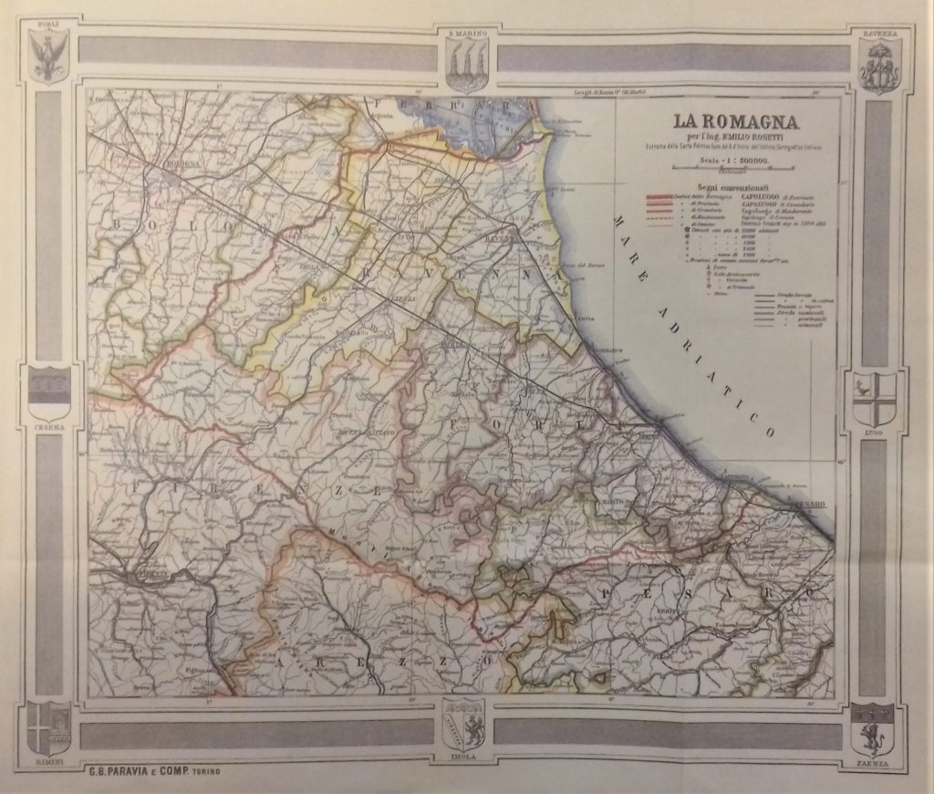 Mappa Romagna 1894