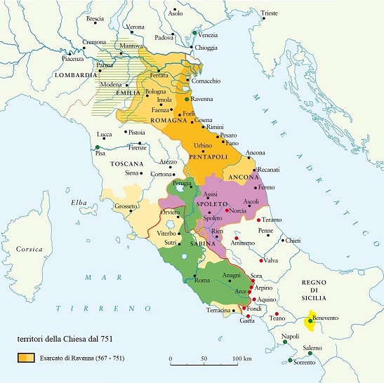 Patrimonium Sancti Petri - territori Stato Pontificio